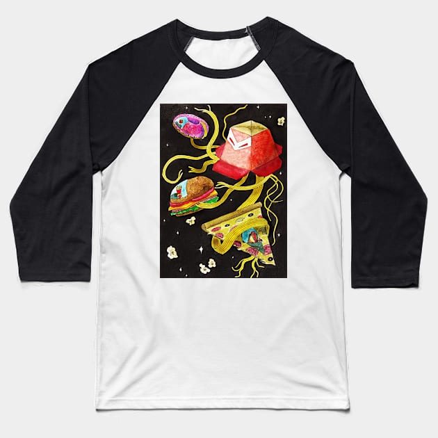 Fast food wars Baseball T-Shirt by annashell